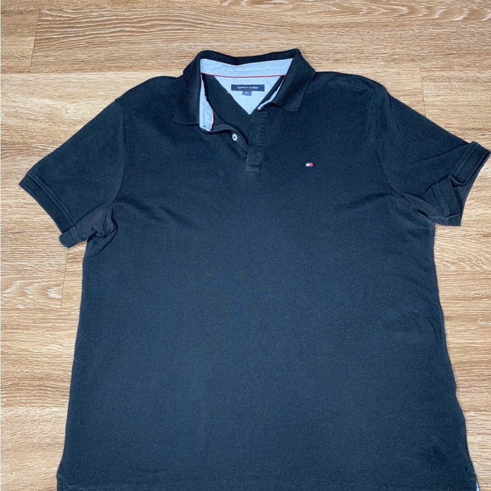 Tommy Hilfiger Black Polo Shirt